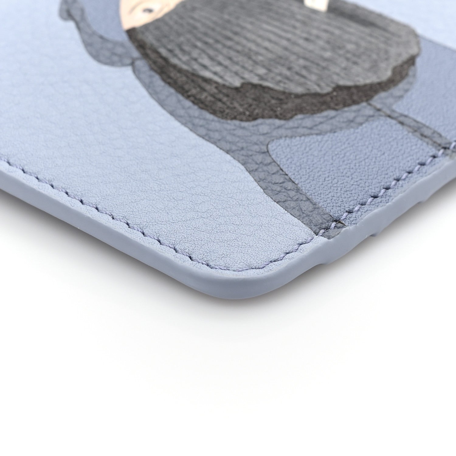 Loewe X HOWL'S MOVING CASTLE Classic Calfskin Markl Coin Cardholder Blueberry 10 of 11