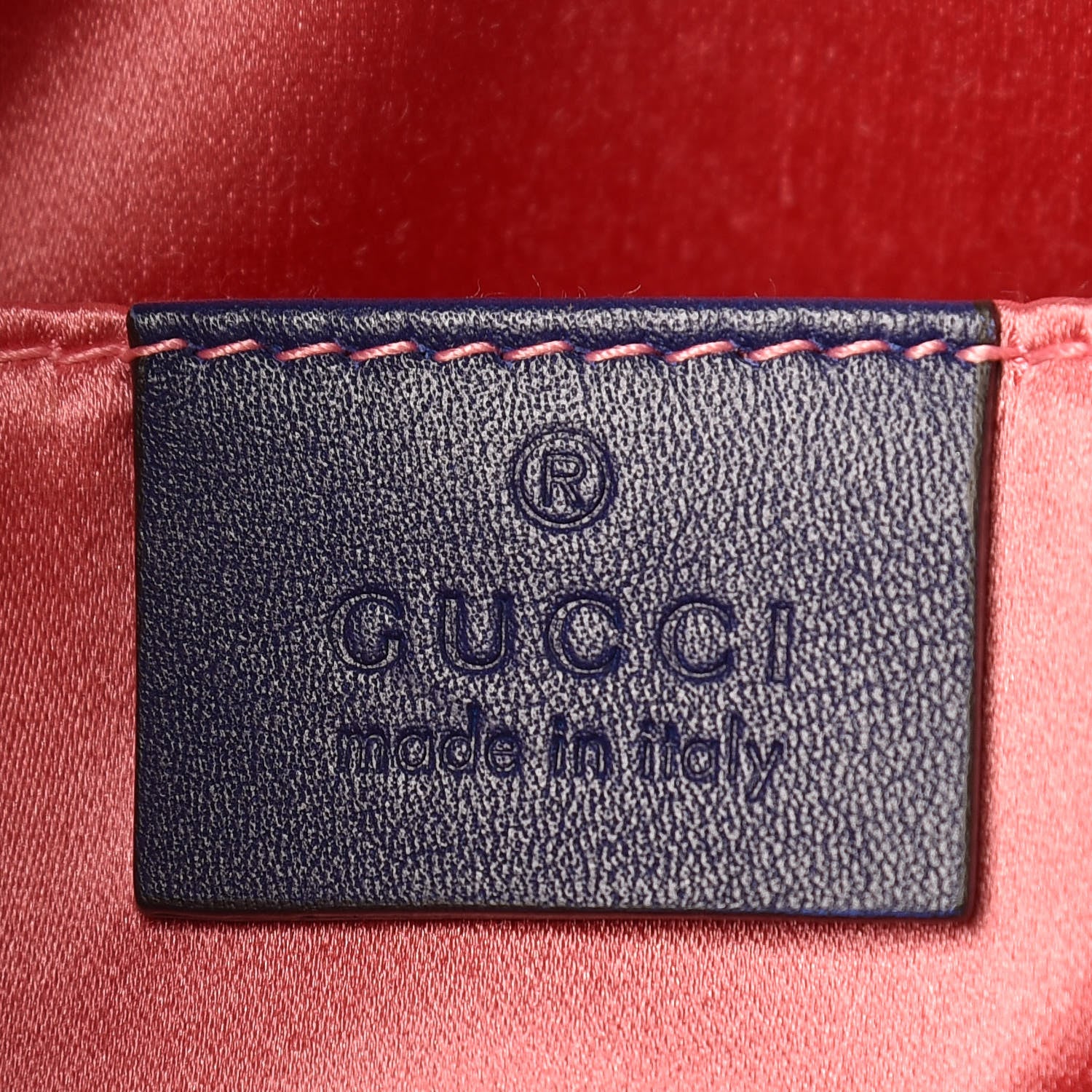 Gucci Velvet Matelasse Mini GG Marmont Shoulder Bag Cobalt Blue 8 of 9