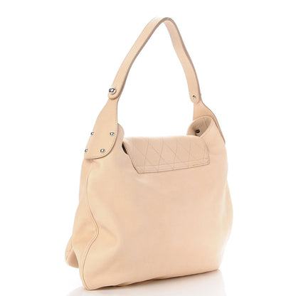 Chanel Caviar Stitched Pocket In The City Hobo Beige 3 of 7