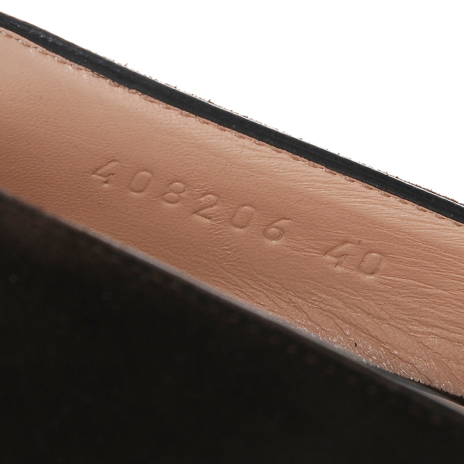 Gucci Kid Scamosciato GG Marmont Fringe 105mm Loafer Pumps 40 Cocoa 7 of 8