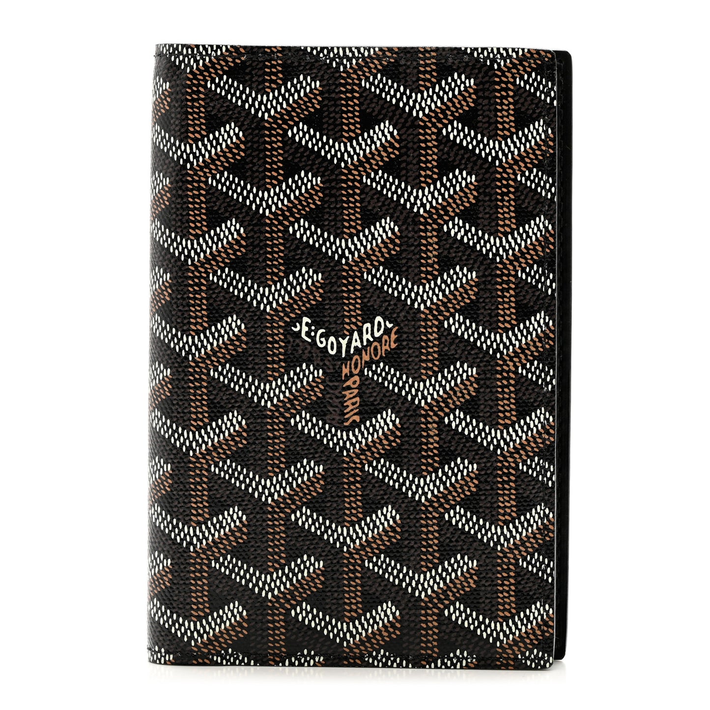 Goyardine Passport Wallet Black