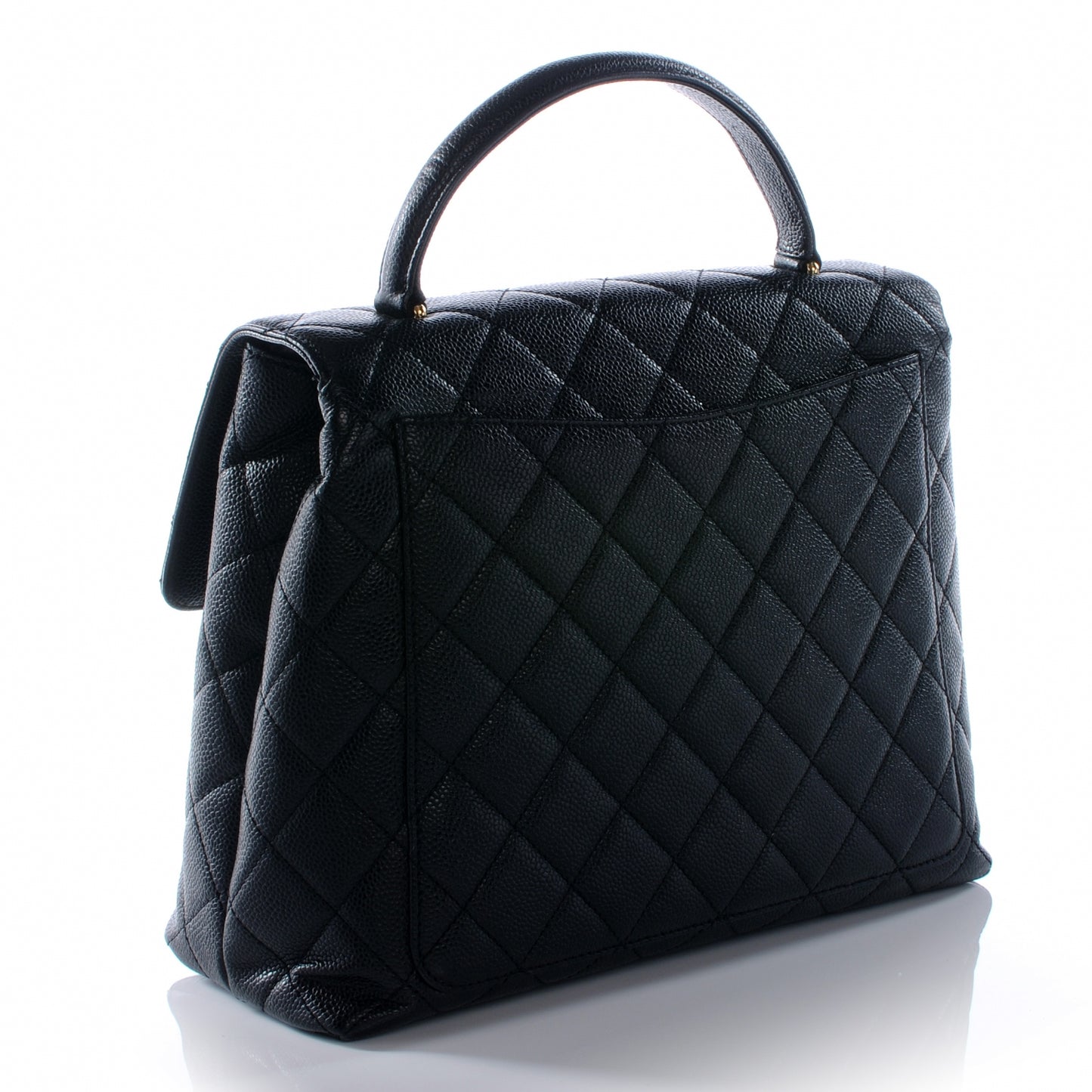Caviar Kelly Flap Black