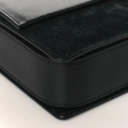 Saint Laurent Smooth Calfskin Suede Medium Bellechasse Black 8 of 11