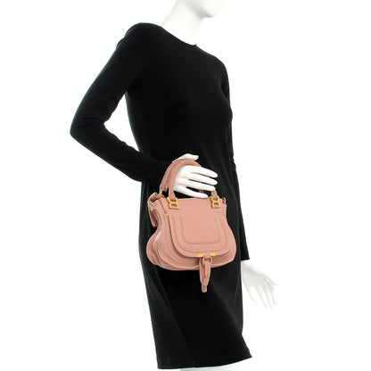 Chloe Calfskin Mini Marcie Satchel Anemone Pink 3 of 10