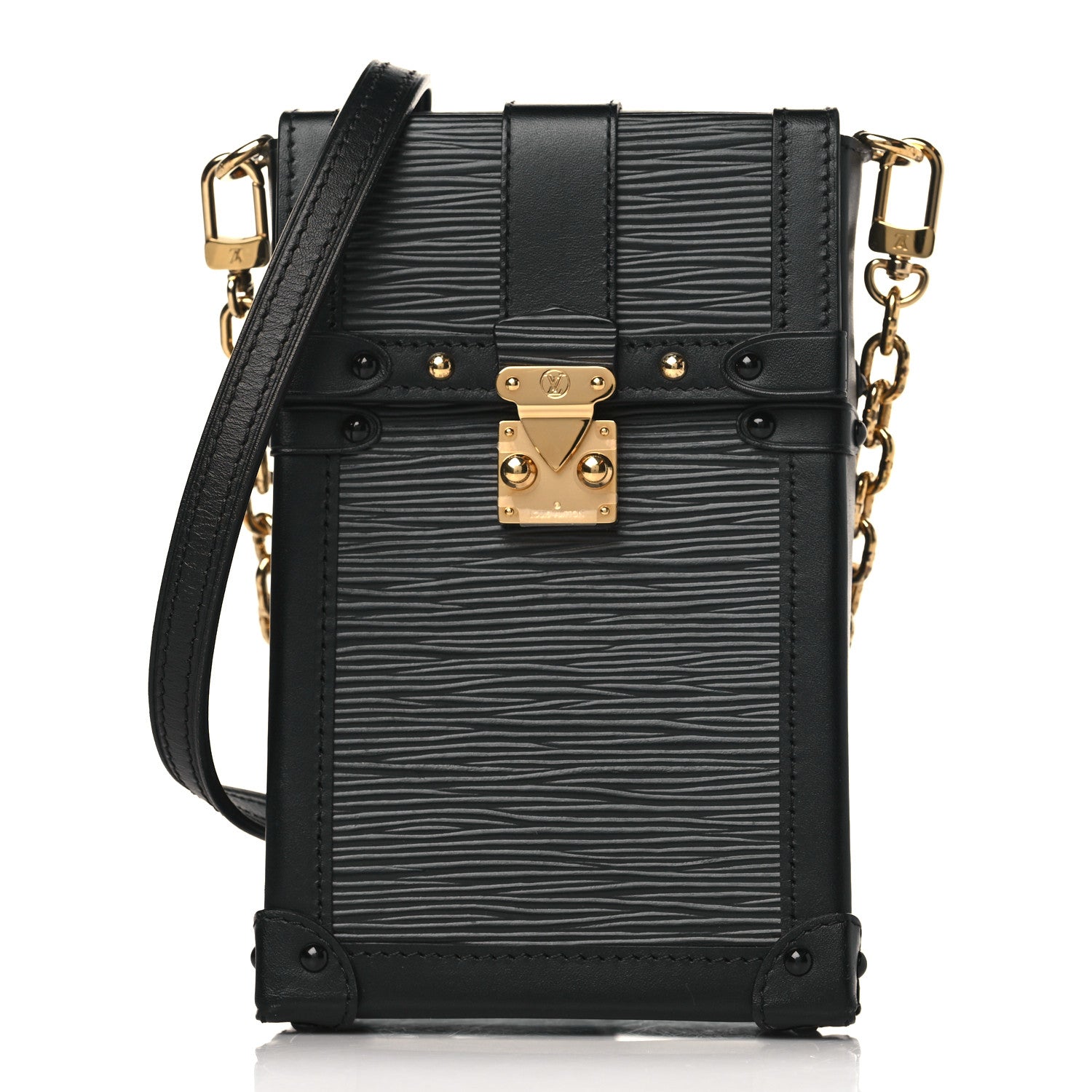 Louis Vuitton Epi Pochette Trunk Verticale Black 1 of 9
