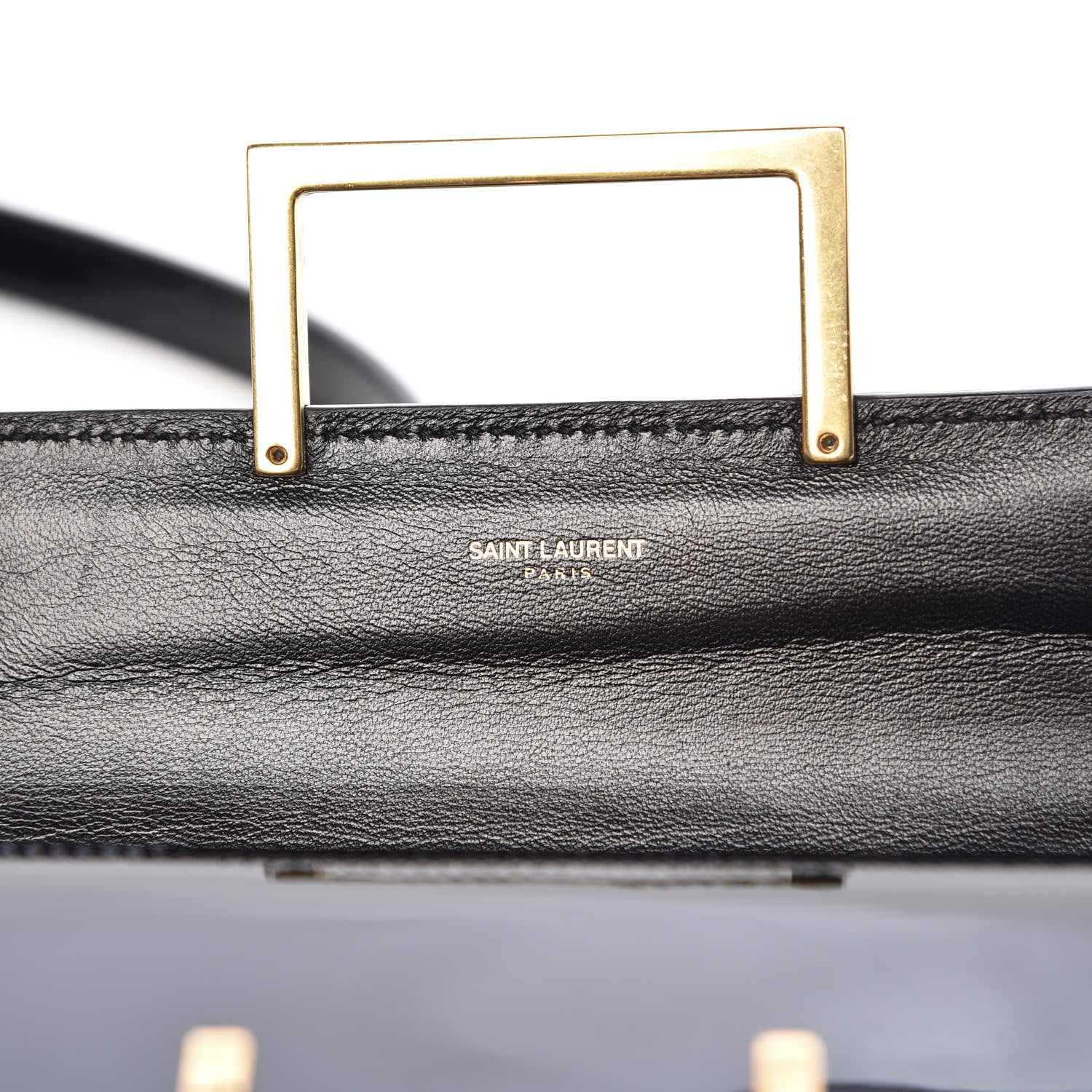 Saint Laurent Patent Small Classic Lulu Bag Black 6 of 11