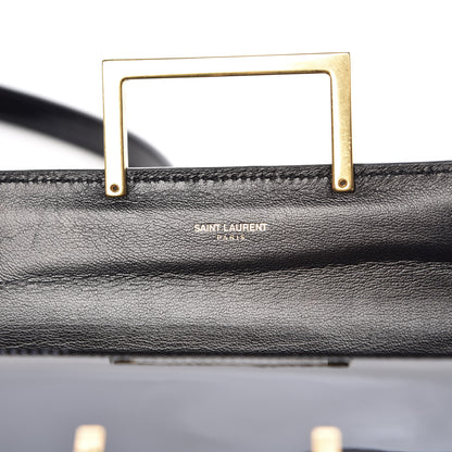Saint Laurent Patent Small Classic Lulu Bag Black 6 of 11