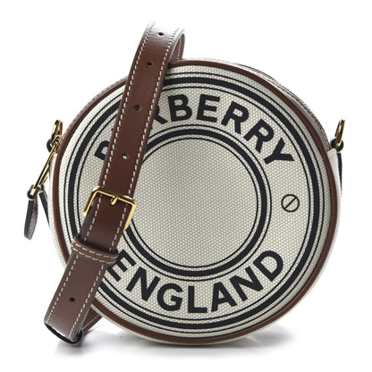 Burberry Canvas Calfskin Louise Bag Natural 1 of 11