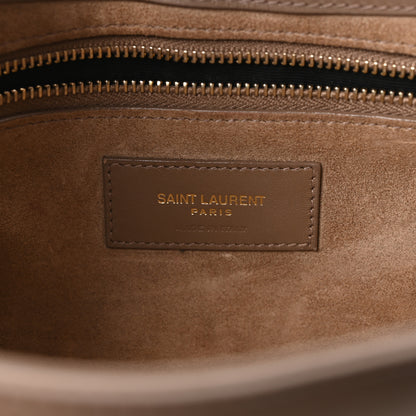 Saint Laurent Smooth Calfskin Le 5 A 7 Hobo Taupe 6 of 10