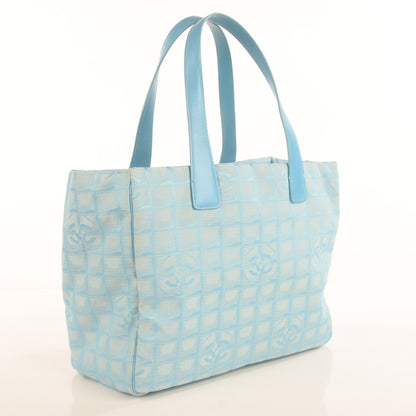 Chanel Nylon Medium Travel Tote Blue 3 of 8