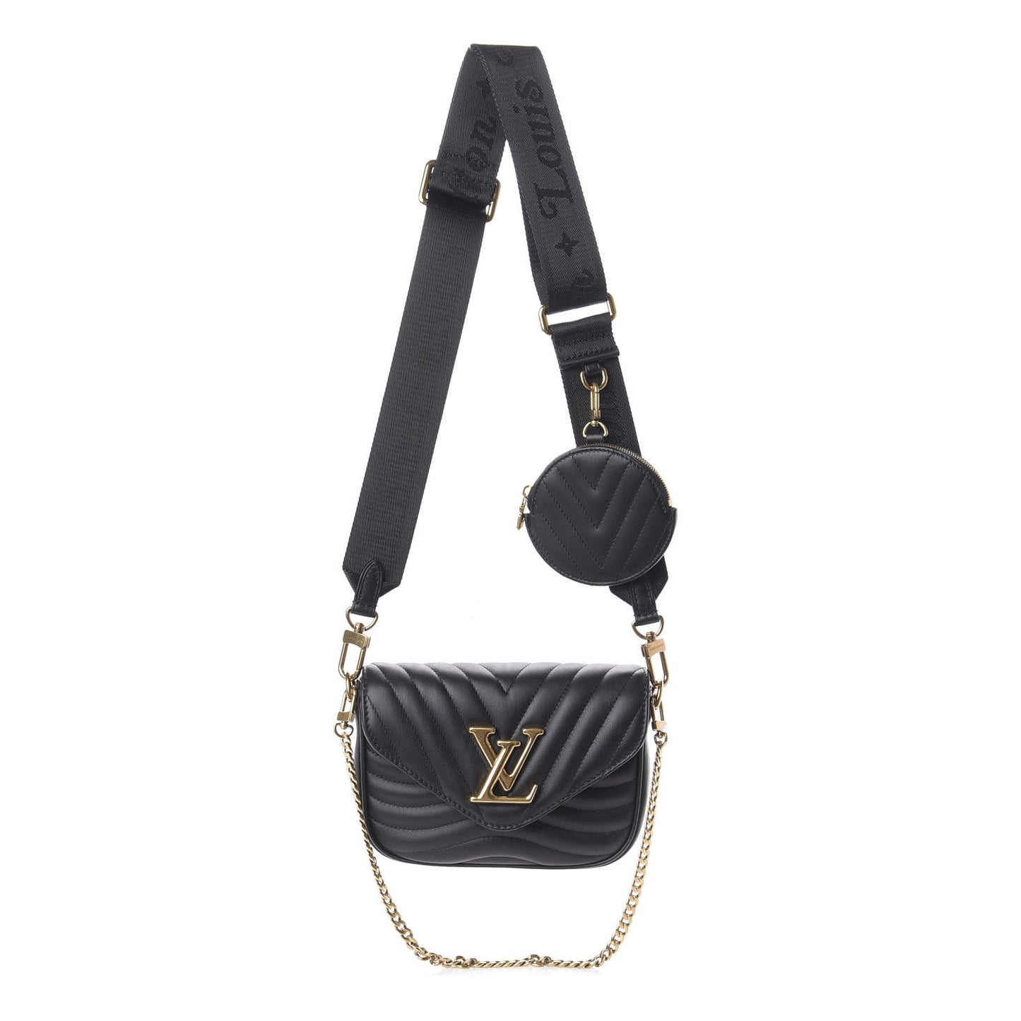 Calfskin New Wave Multi Pochette Black