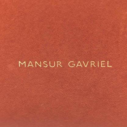 Mansur Gavriel Calfskin Mini Bucket Bag Saddle 6 of 10