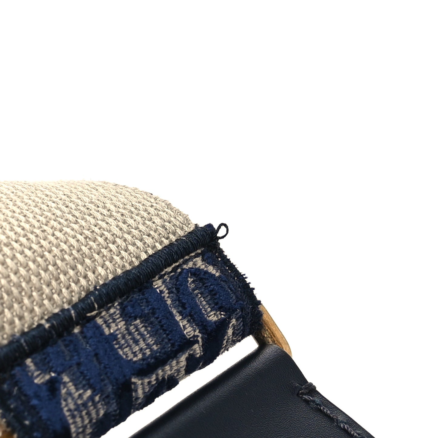 Velvet Oblique Shoulder Strap Blue