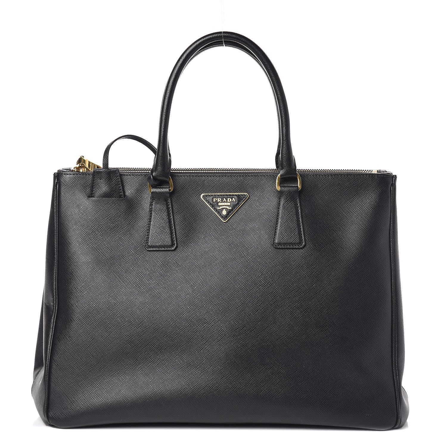 Prada Saffiano Large Galleria Double Zip Tote Black 1 of 15