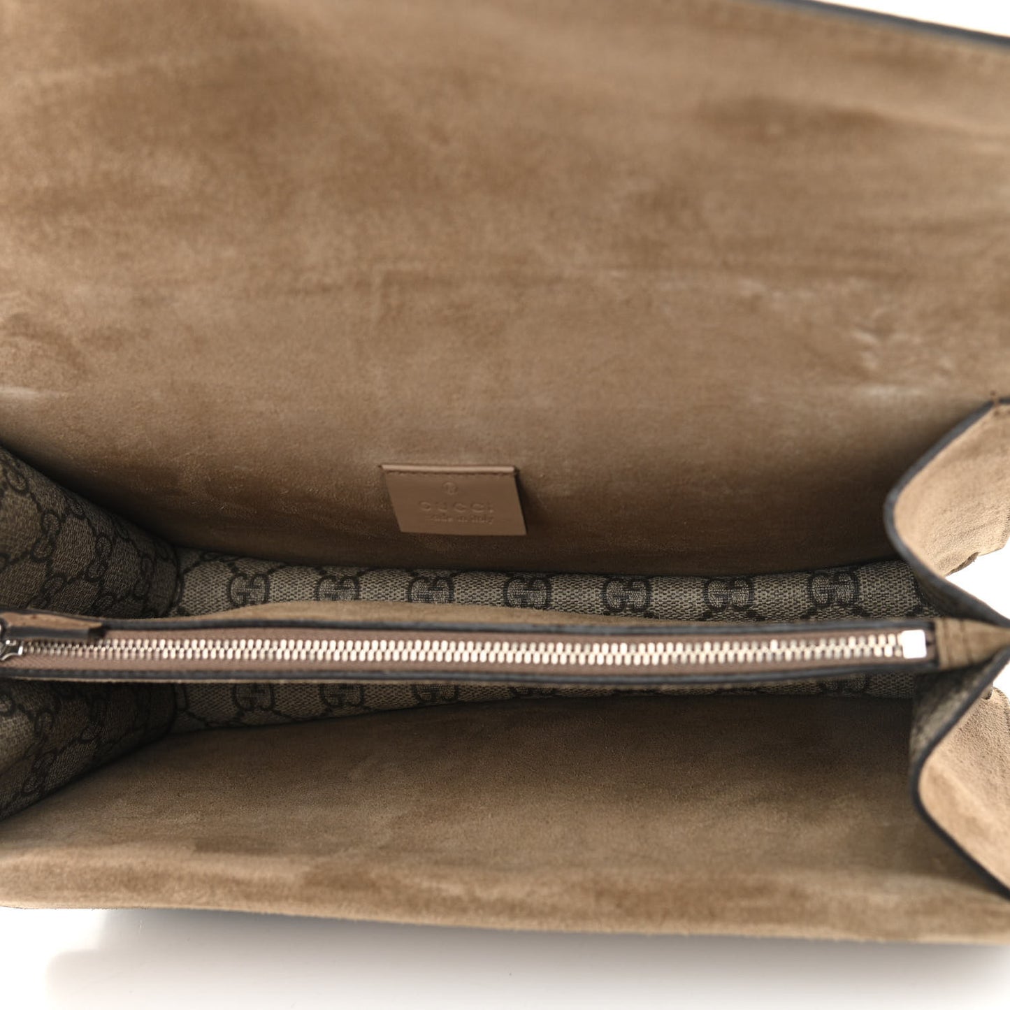 GG Supreme Monogram Small Dionysus Shoulder Bag Taupe