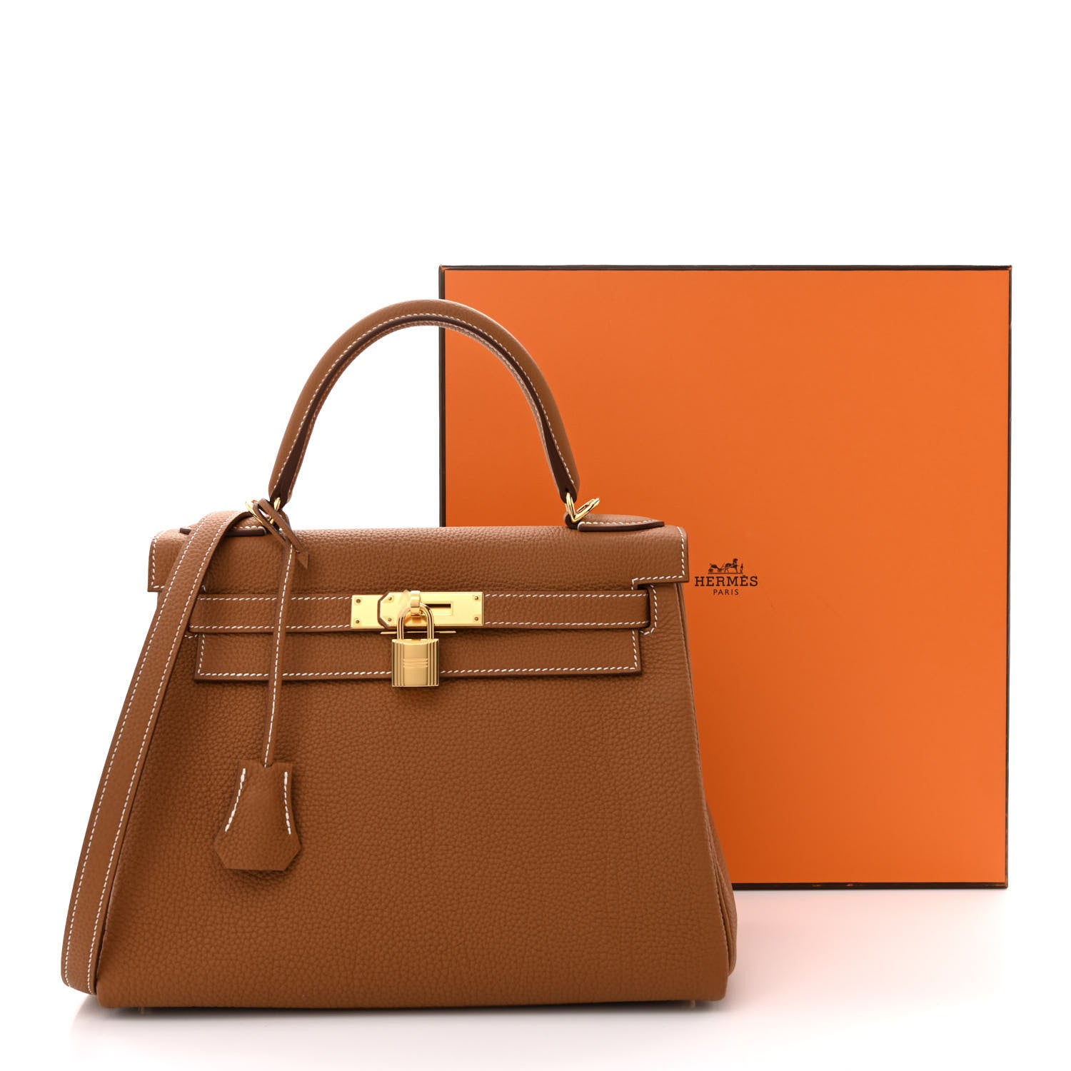 Hermes Togo Kelly Retourne 28 Gold 11 of 11