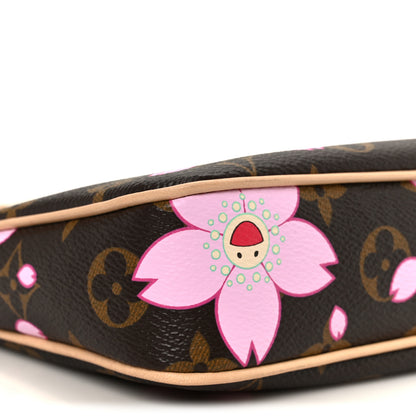 Louis Vuitton LV X TM Monogram Pochette Accessories Sakura Brown 9 of 12