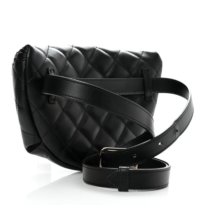 Chanel Calfskin Quilted Waist Belt Bag Black 3 of 10