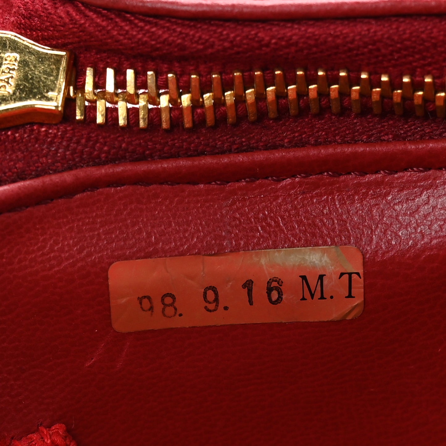 Caviar Vanity Cosmetic Case Red