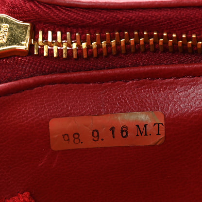 Chanel Caviar Vanity Cosmetic Case Red 7 of 16