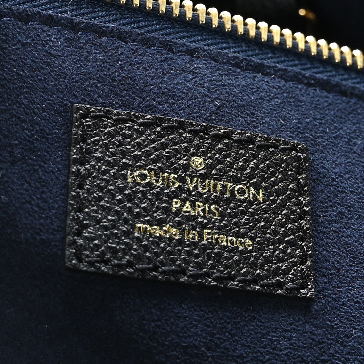 Louis Vuitton Empreinte Monogram Giant Neverfull MM Black 7 of 9