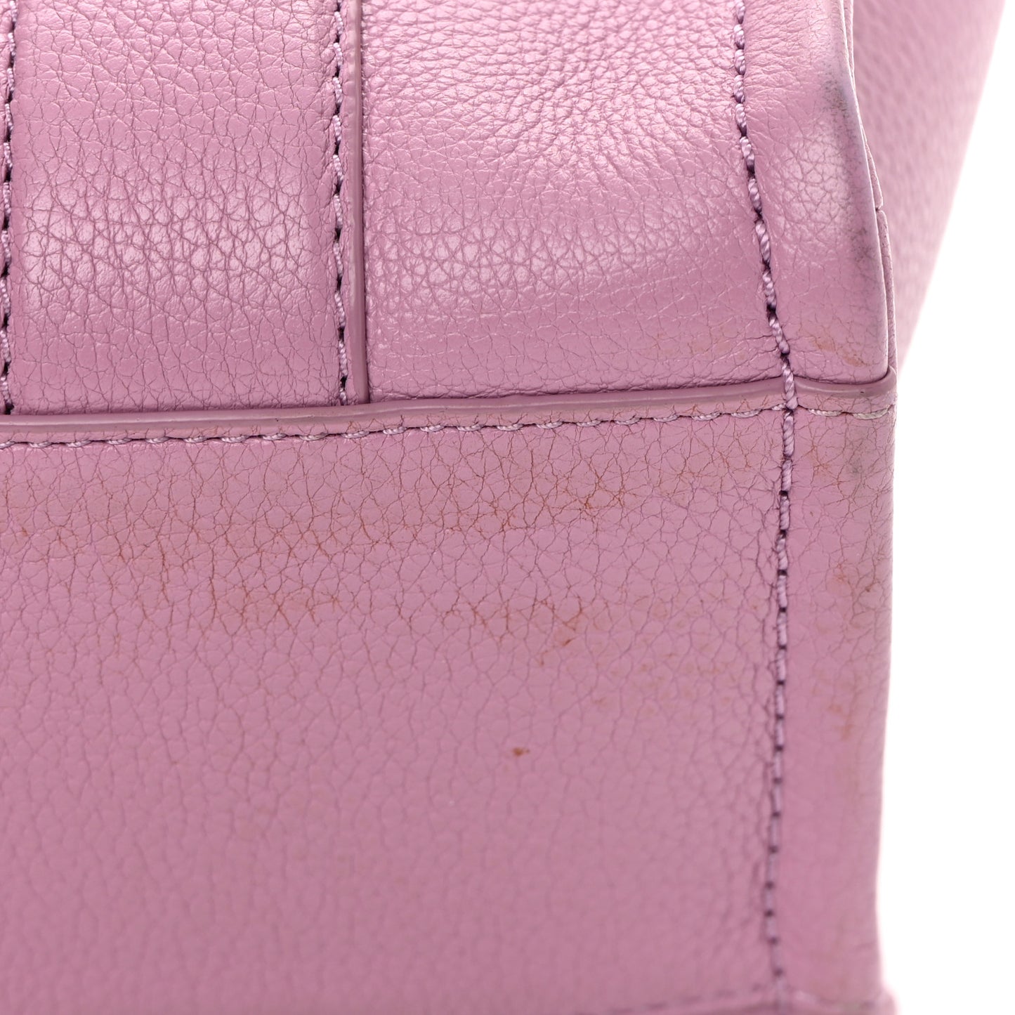 Grained Calfskin Small The Tote Bag Orchid Haze