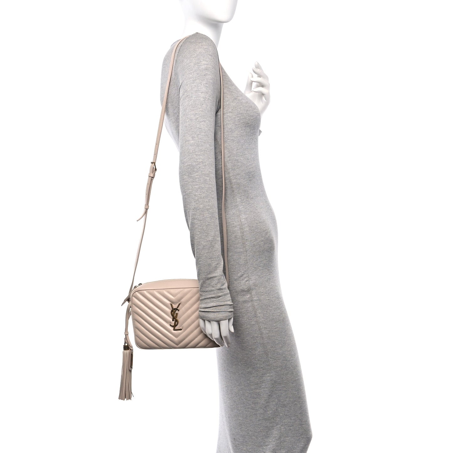 Calfskin Matelasse Monogram Lou Camera Bag Washed Light Pink
