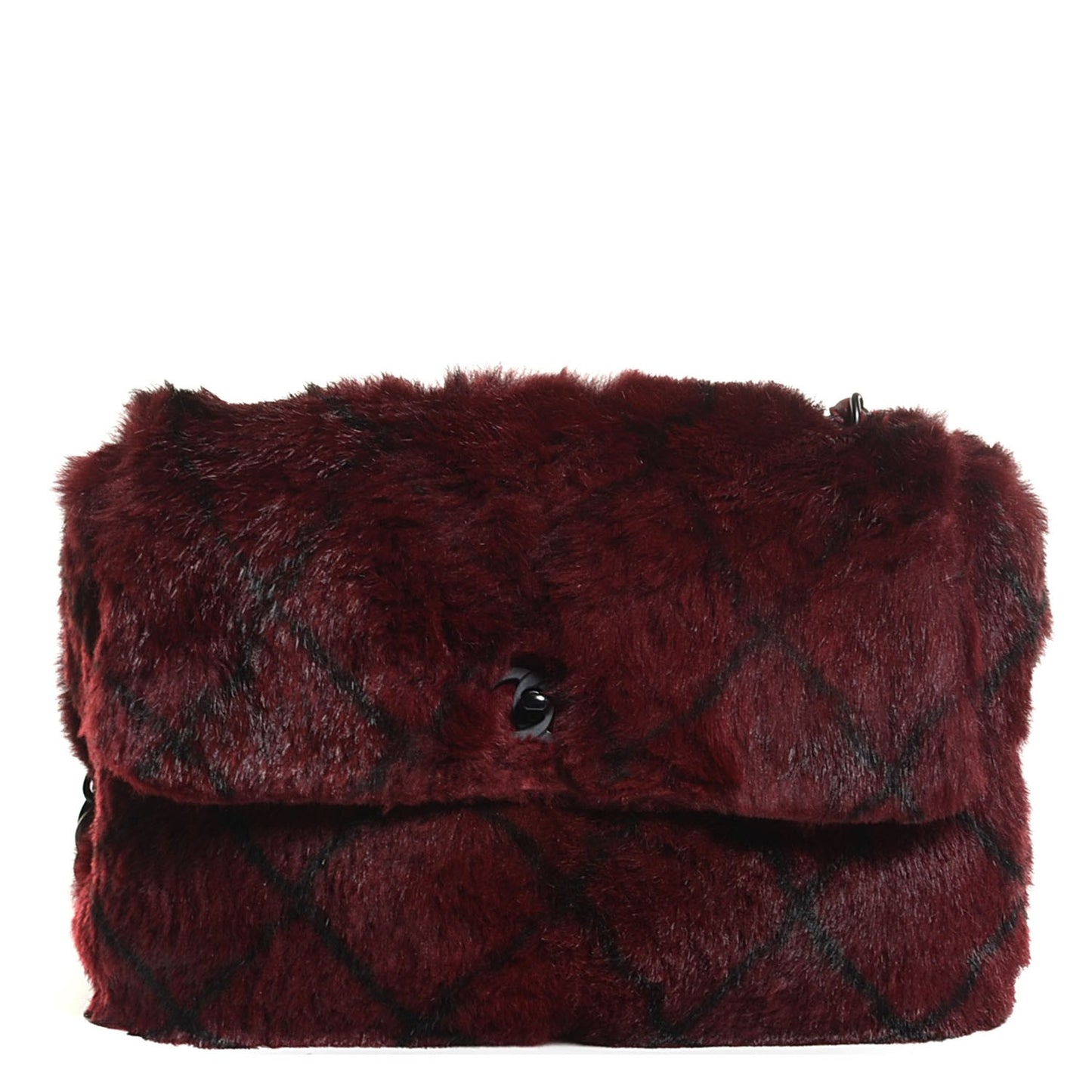 Lapin Fur Quilt Pattern Flap Burgundy