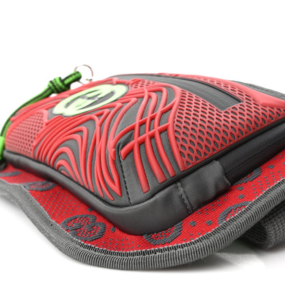 Gucci Jersey GG Monogram All Over Sporty Belt Bag Green Grey Multicolor 9 of 9