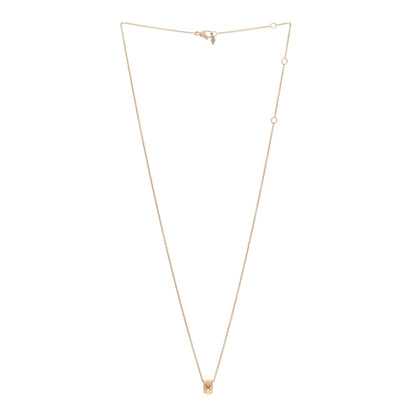 Chanel 18K Yellow Gold Coco Crush Round Pendant Necklace 3 of 5