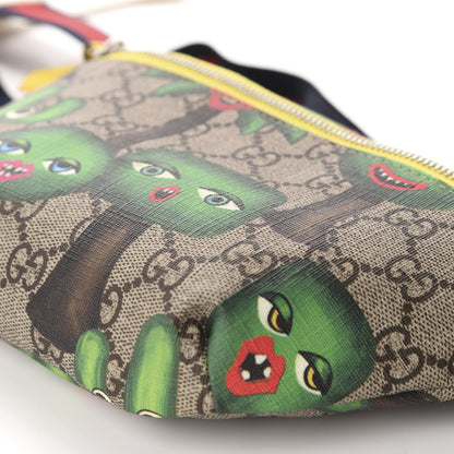 Gucci GG Supreme Monogram Smiling Plants Childrens Belt Bag Multicolor 7 of 10