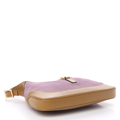 Gucci Suede Jackie O Hobo Pink Light Brown 5 of 12