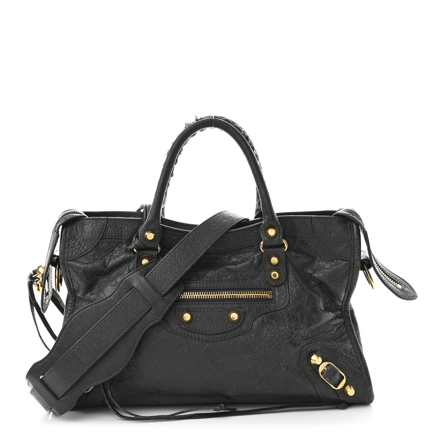 Balenciaga Agneau Classic Gold Hardware S City Gris Fossile 1 of 12