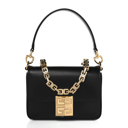 Givenchy Box Calfskin Small 4G Cube Chain Shoulder Bag Black 1 of 8