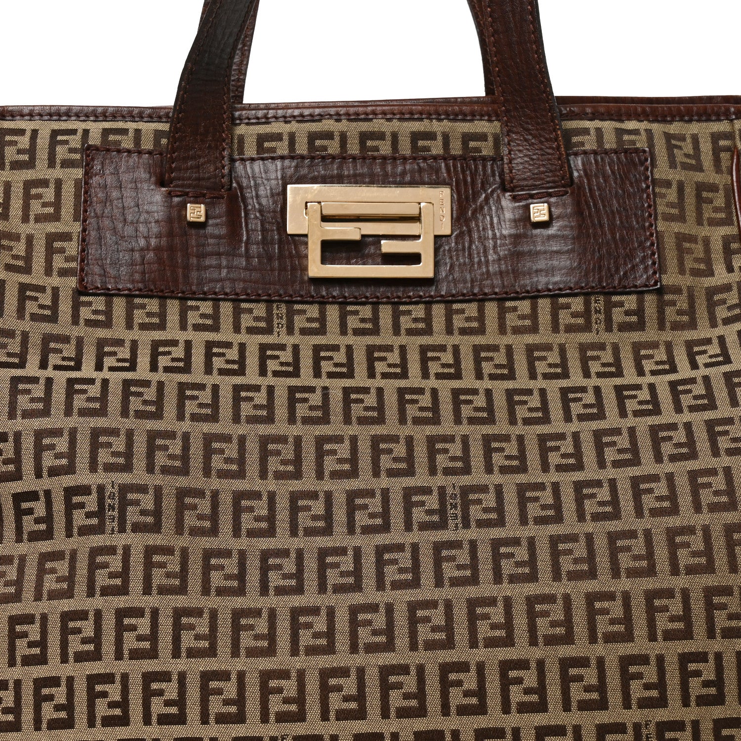 Fendi Zucchino Vitello Tote 8 of 10