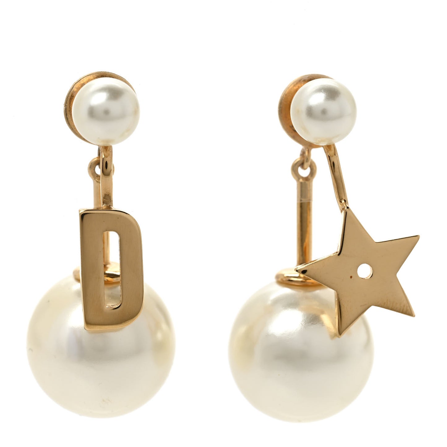 Pearl Dior Star Tribales Earrings