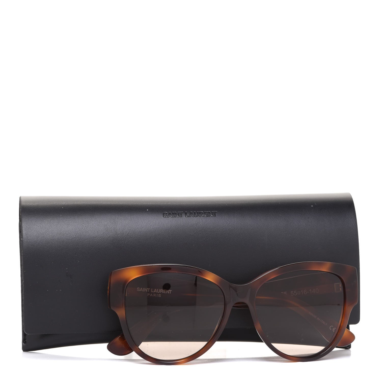 Saint Laurent SL M3 005 Sunglasses Tortoise 8 of 8
