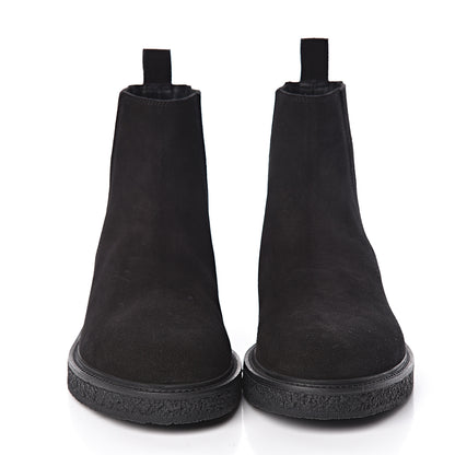 Saint Laurent Suede Mens Hugo 25 Chelsea Boots 40 Black 2 of 8