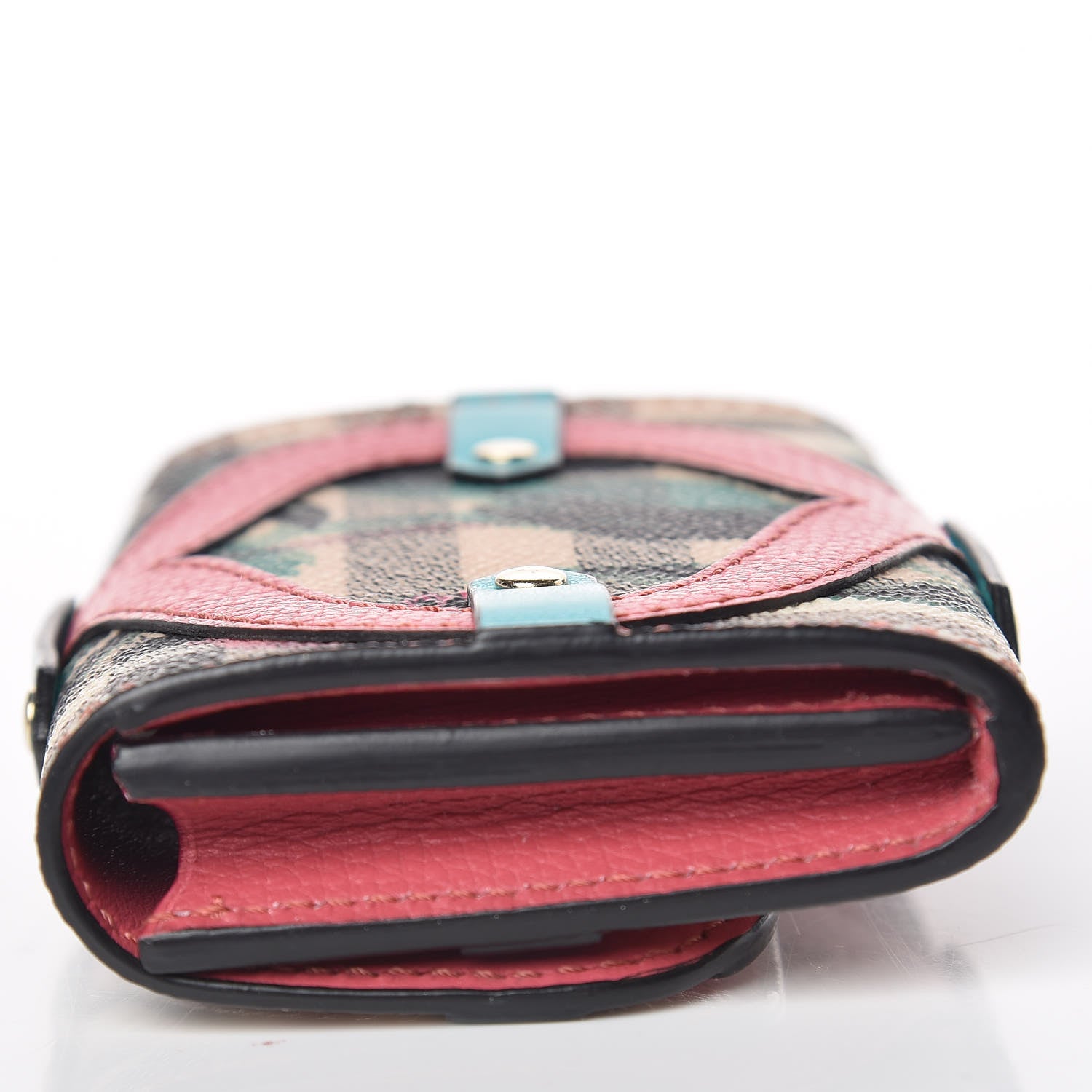 Burberry Haymarket Check Floral Print Chesam Card Case Plum Pink 11 of 14