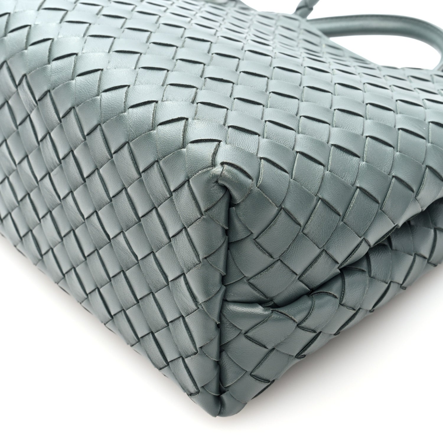 Bottega Veneta Nappa Intrecciato Medium Andiamo Shoulder Bag Slate 9 of 9