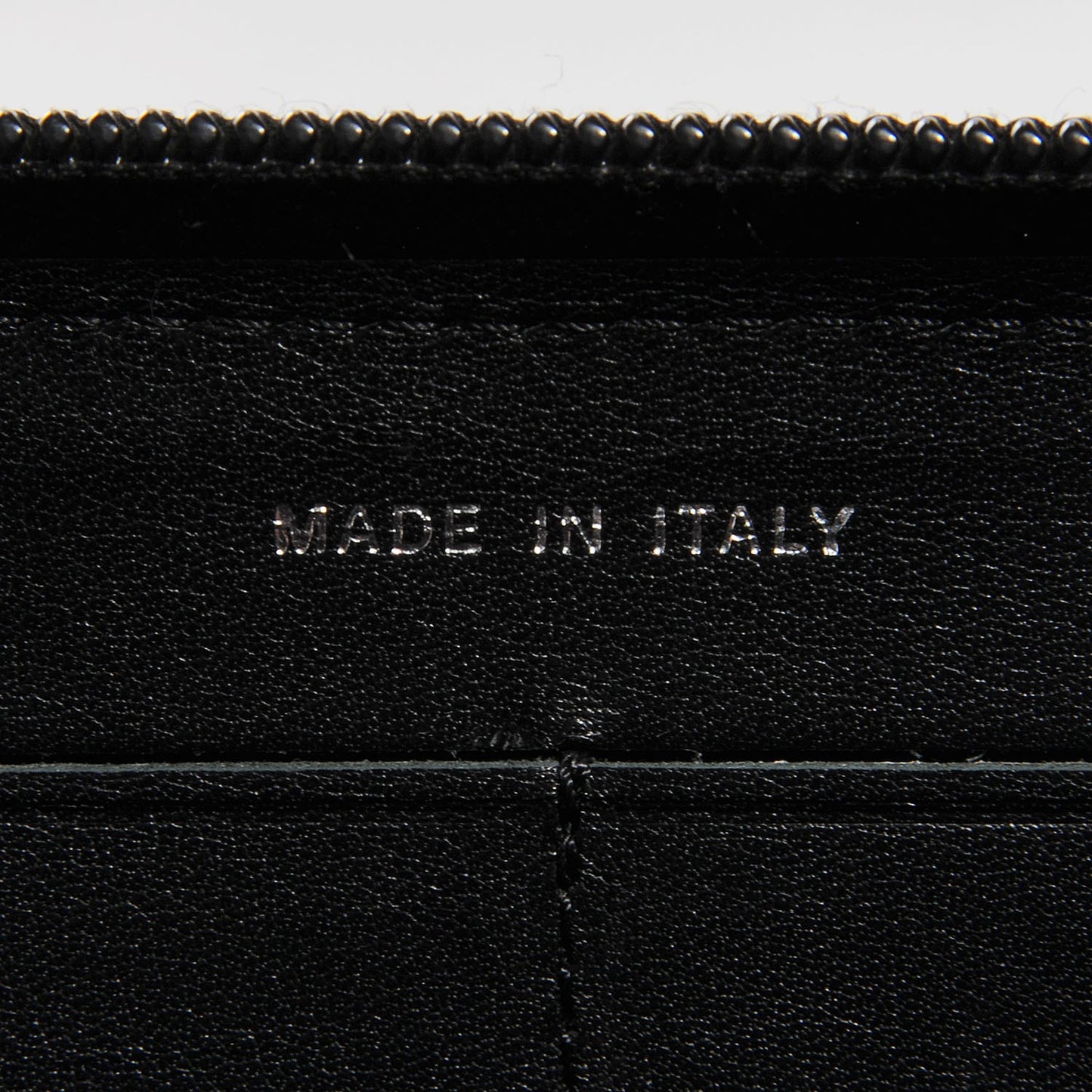 Caviar Large Timeless CC Zip Around Wallet Black