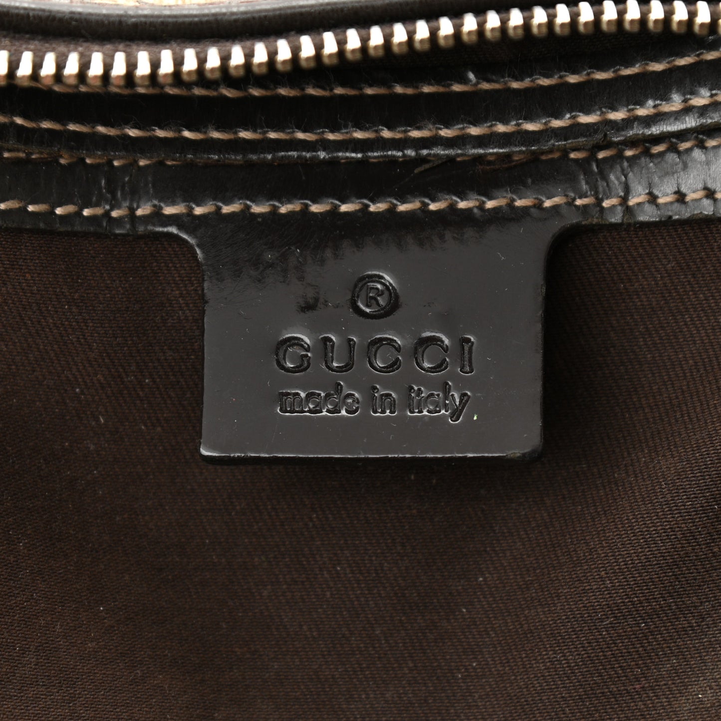 GG Plus Monogram Medium Joy Boston Dark Brown