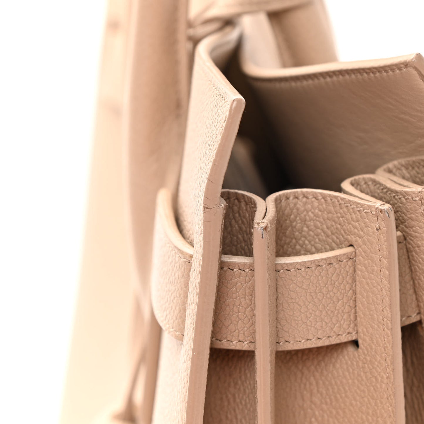 Grained Calfskin Small Sac De Jour Nude Powder