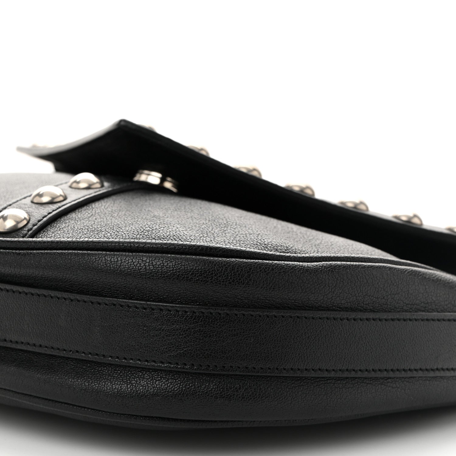 Saint Laurent Calfskin Y Studs Crossbody Bag Black 10 of 11