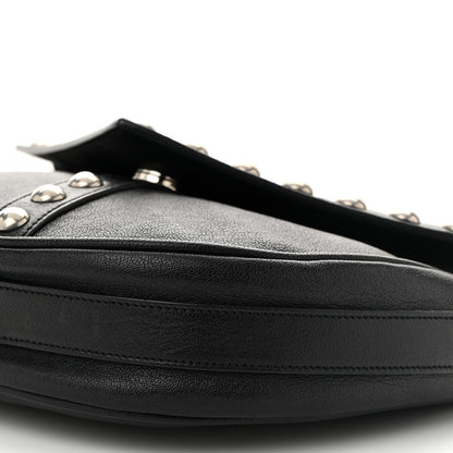 Saint Laurent Calfskin Y Studs Crossbody Bag Black 10 of 11