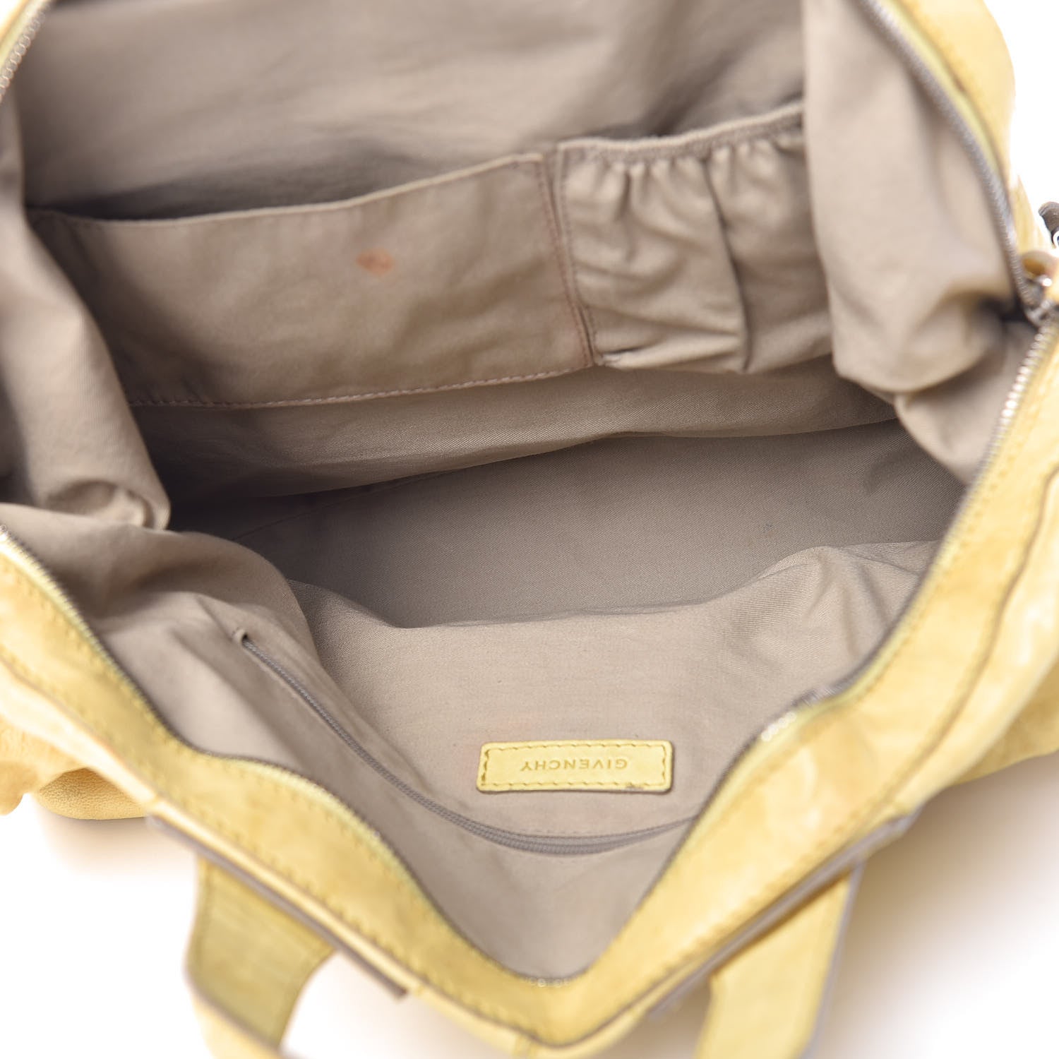 Givenchy Wrinkled Lambskin Medium Nightingale Yellow 5 of 28