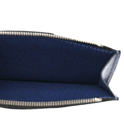 Louis Vuitton Taigarama Coin Card Holder Cobalt Blue 6 of 9