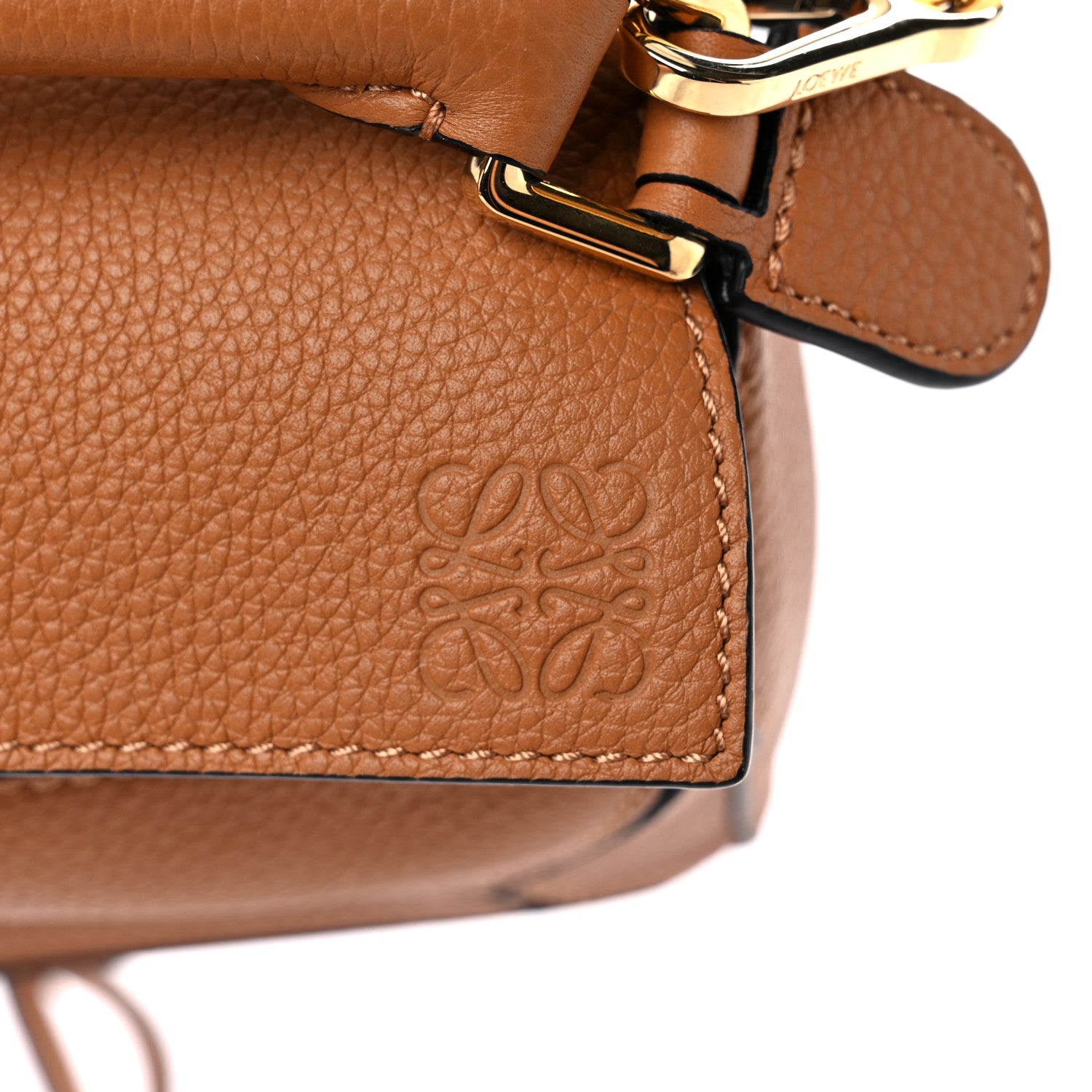Loewe Calfskin Mini Puzzle Bag Light Caramel 9 of 9