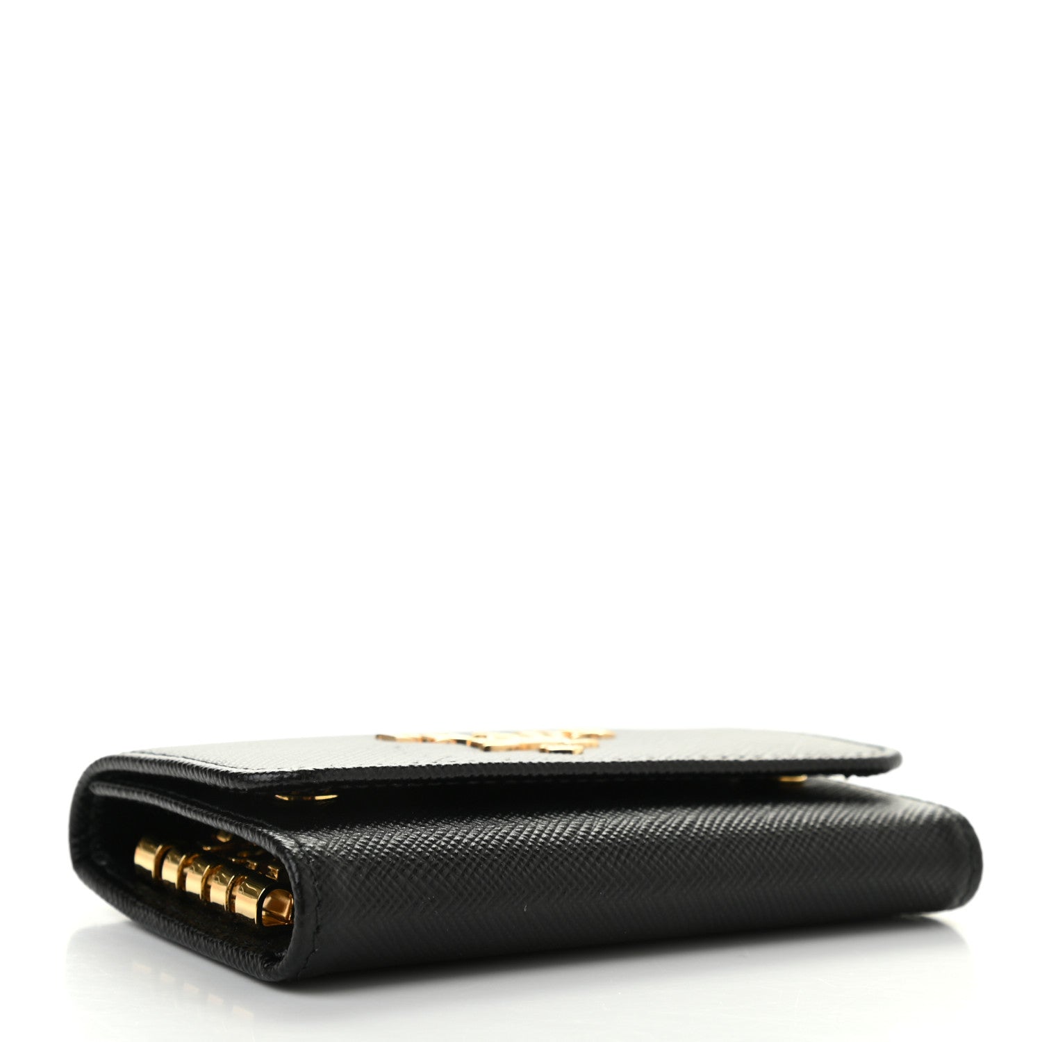 Prada Saffiano 4 Key Holder Black 4 of 8