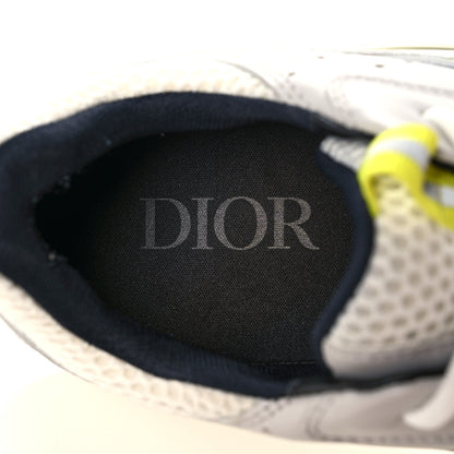 Christian Dior Technical Mesh Calfskin Mens B22 Sneakers 43 White Yellow 7 of 7